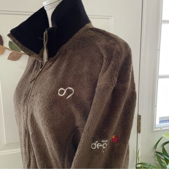 Degre 7 Women's Full Zip Fleece Coats&Jacket Dark Brown (Size L) - Picture 3 of 12